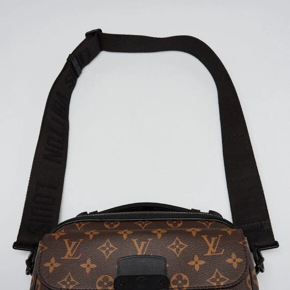Louis Vuitton Monogram Macassar Canvas S Lock Messenger Bag - Picture 5 of 12
